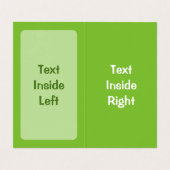 Limoen Visitekaartjes (Binnenkant ongevouwen)