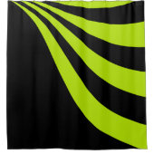 Limoen Wave Douchegordijn (Voorkant)