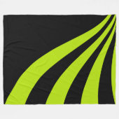 Limoen Wave Fleece Deken (Voorkant (Horizontaal))