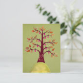 Limoen weddenschap - Herfst herfst - hartboom - ui Kaart (Staand voorkant)