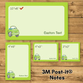 Limoengroene Cartoon Auto Post-it® Notes