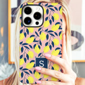 Limoenpatroon Monogram Case-Mate iPhone Case