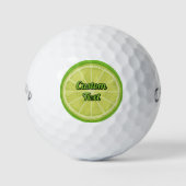 Limoenschijf Golfballen (Voorkant)
