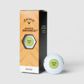 Limoenschijf Golfballen (Verpakking)
