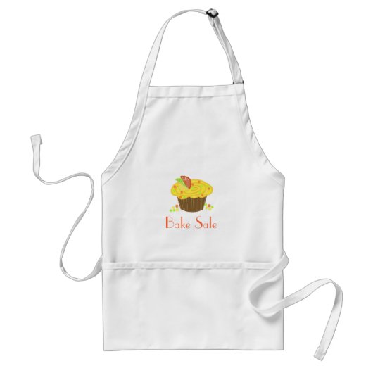 Limoenvrucht Cupcake - Bakverkoop Standaard Schort (Voorkant)