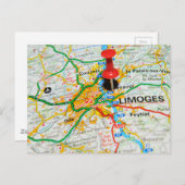 Limoges, Frankrijk Briefkaart (Voorkant / Achterkant)