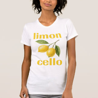 Limon cello T-shirt voor vrouwen en mannen