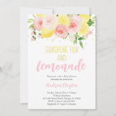 Limonade Baby Shower Kaart (Voorkant)