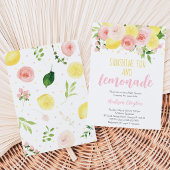 Limonade Baby Shower Kaart