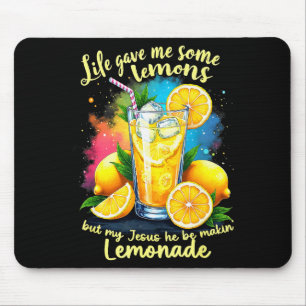 Limonade Bijbel Leven Gaf Me Enkele Citroenen Jezu Muismat