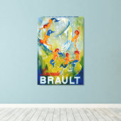 Limonade Brault  Poster Europa Canvas Afdruk (Insitu (Houten vloer))