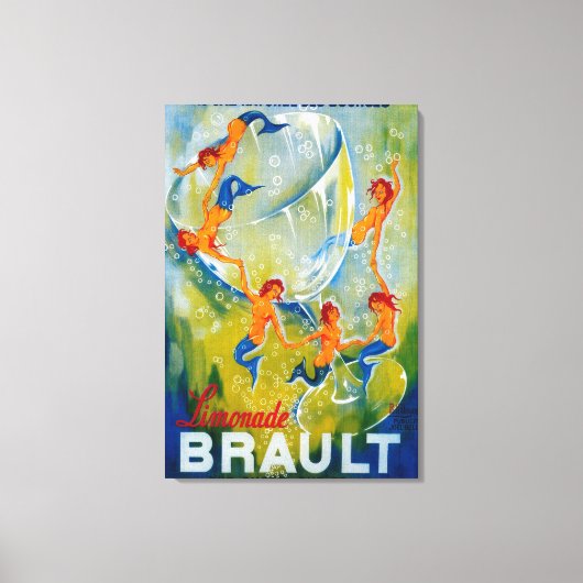Limonade Brault  Poster Europa Canvas Afdruk (Voorkant)