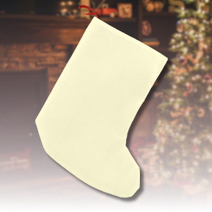 limonade geel effen kleur   Klassiek Elegant Kleine Kerstsok