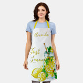 Limonade gepersonaliseerde schort (Gedragen)