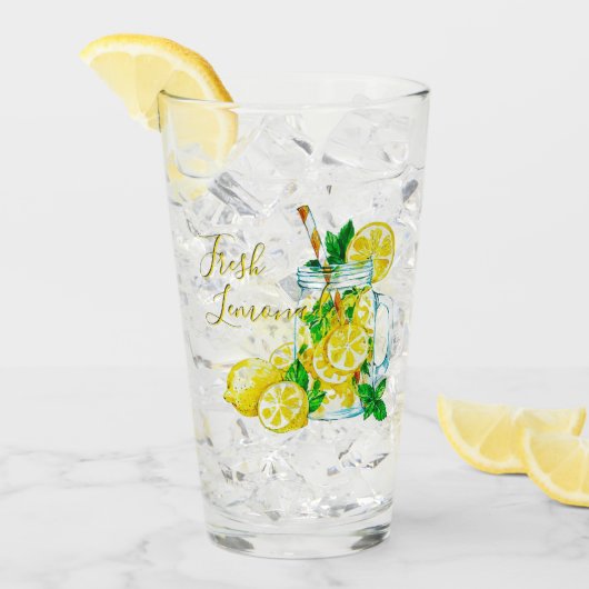 limonade glas (Voorkant ijs)