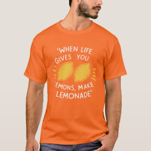 Limonade Optimisme, citroenen zomer T-shirt
