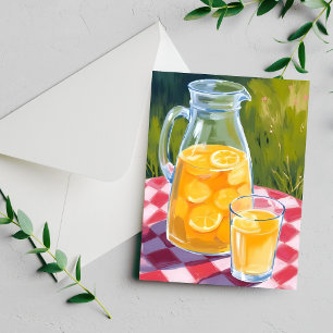 Limonade Picknick Citroenen Fruit Schilderij Kaa