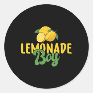 limonade ronde sticker