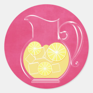 limonade ronde sticker