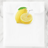 limonade ronde sticker (Tas)