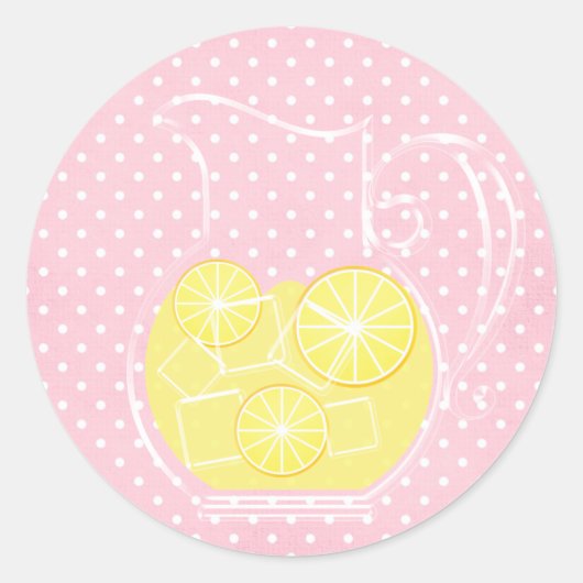 limonade ronde sticker (Voorkant)