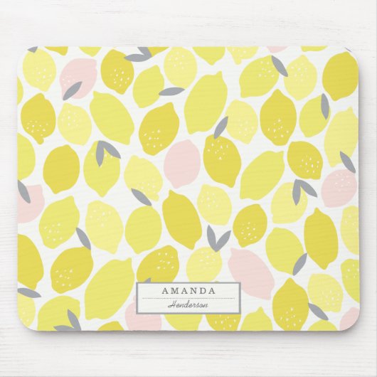 Limonade rose par le tapis de souris d'impression (Devant)