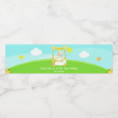 limonade stand verjaardag blond haar jongen waterfles etiket (Enkel label)