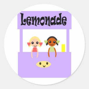 limonade standaard ronde sticker