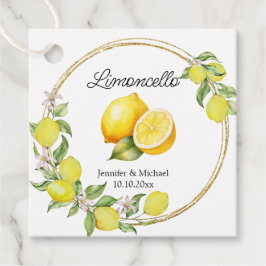limoncello aquarel citroen trouw zomer italie bedankjes labels