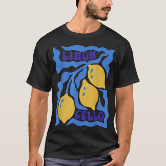 Limoncello Boho Bloemendekor Citroen Italië Afgele T-shirt