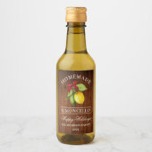 Limoncello Bois de vacances Mini Étiquette bouteil (Devant)
