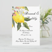 LIMONCELLO BRUIDSDOUCHE UITNODIGING (Staand voorkant)