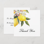 LIMONCELLO BRUILOFTSDANKKAART BEDANKKAART (Voorkant / Achterkant)