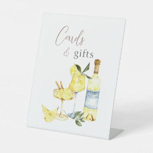 Limoncello Cocktail Vrijgezellenfeest Cadeaus en K Reclamebord Met Voetstuk