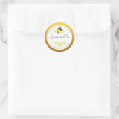 Limoncello Étiquette Classic Gold sur mesure (Sac)