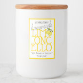 Limoncello Étiquette de bouteilles maison | (Devant)