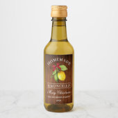 Limoncello Étiquette de la mini bouteille de Noël  (Devant)