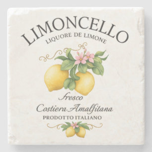 Limoncello Italië Amalfikust Stenen Onderzetter