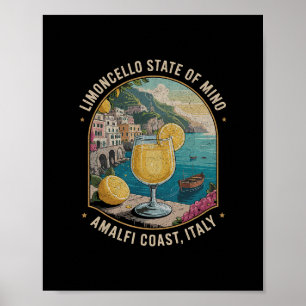 Limoncello Italië Vintage Verfrissende Citroen Vak Poster