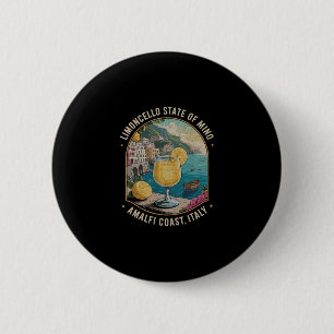 Limoncello Italië Vintage Verfrissende Citroen Vak Ronde Button 5,7 Cm