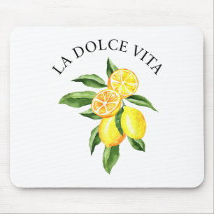 Limoncello La Dolce Vita Italiaanse citroen Muismat