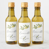 Limoncello Lemon Sorrento Mariage Faveur Étiquette (Bouteilles)