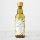 Limoncello Lemon Tree Favoriser Mini Étiquette bou (Devant)