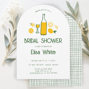 Limoncello Lemonade CUSTOM Arch Vrijgezellenfeest Kaart