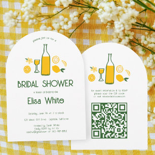Limoncello Lemonade CUSTOM QR Arch Vrijgezellenfee Kaart