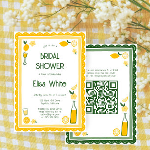 Limoncello Lemonade CUSTOM QR Vrijgezellenfeest Kaart