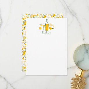 Limoncello Limonade Citroen VERJAARDAG OP MAAT Bedankkaart