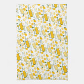 Limoncello Limonade Citroenen Schattigee schets te Theedoek (Verticaal)