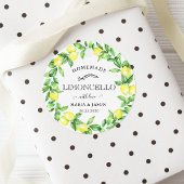 Limoncello Monogram Favor Classic Bedankjes Labels