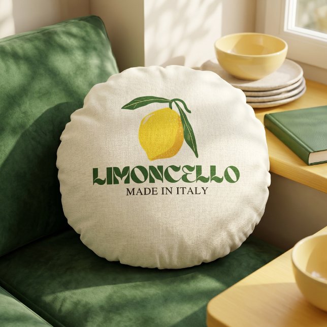 Limoncello Rond Kussen (Creator heeft geüpload)